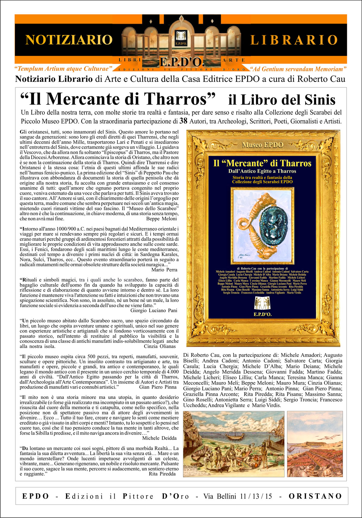 Notiziario Librairio EPDO - Il Mercante di Tharros